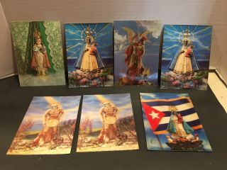 Vintage Lenticular Religious Postcards