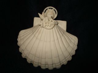 1999 Margaret Furlong Ltd Edition Hummingbird Angel Seashell Ornament Vtg
