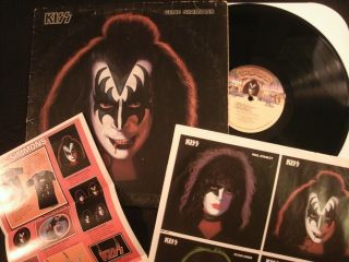 Gene Simmons - Kiss - Solo - 1978 Casablanca Vinyl 12  Lp.  / Hard Shock Rock