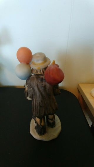 Flambro Emmett Kelly Jr Clown With Balloons Figurine 2