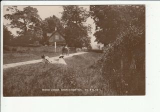 Wood Lodge Shirehampton Vintage Postcard