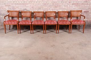 Kindel Furniture Regency Cane Back Dining Chairs,  Set of Six 2