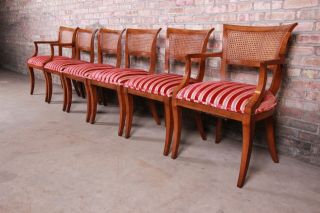 Kindel Furniture Regency Cane Back Dining Chairs,  Set of Six 3