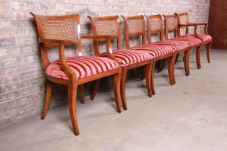 Kindel Furniture Regency Cane Back Dining Chairs,  Set of Six 5