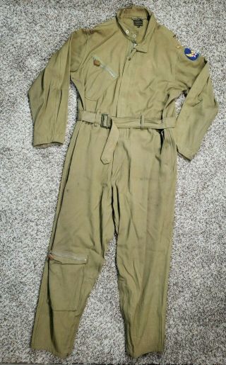 Vintage Wwii Us Army Usaaf Type A - 4 Flight Suit Size 44
