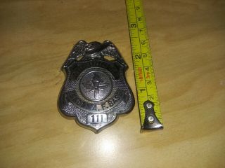 Scott Air Force Base.  " Air Police " Badge.  No.  111 Vintage Awesome