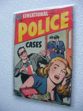 Sensational Police Cases 2 1954 Avon Golden Age
