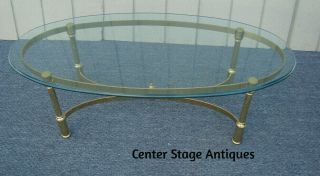 61365 Quality Brass And Glass Coffee Table Stand