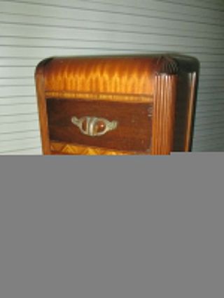 Vintage Art Deco Waterfall Nightstand End Table / Night Stand Pls Rd All