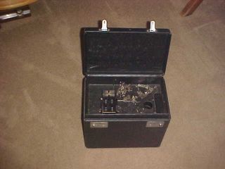Vintage Singer 221 Feather Weight Sewing Machine Case Mixed Parts Keys