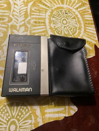 Vintage Sony Wm - 3 Stereo Cassette Player Metal Walkman Rare
