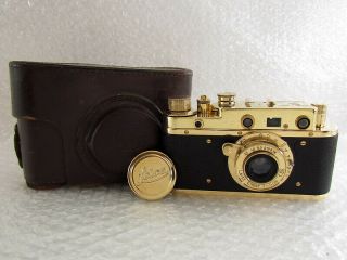 Leica - Ii (d) Luftwafe Ww Ii Vintage Russia 35mm Rangefinder Gold Camera