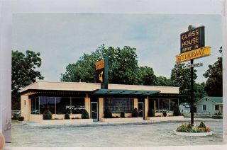 Georgia Ga Atlanta Glass House Restaurants Postcard Old Vintage Card View Post