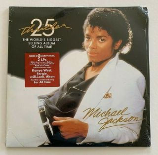Michael Jackson Thriller 25th Anniversary 2 Lp Vinyl Record