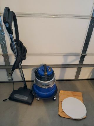 Silver King Blue Max Air 2000 Vintage Canister Shop Vacuum Great Cond