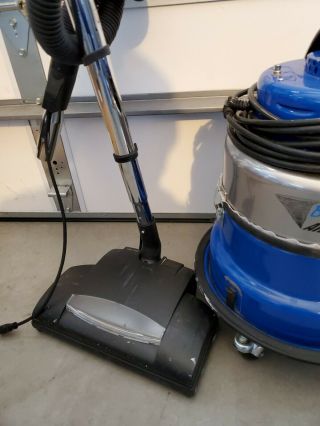 Silver King Blue Max Air 2000 Vintage Canister Shop Vacuum Great Cond 3