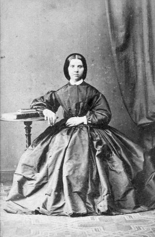 Young Woman With Books By R.  L.  Beard Of Cardiff C.  1865