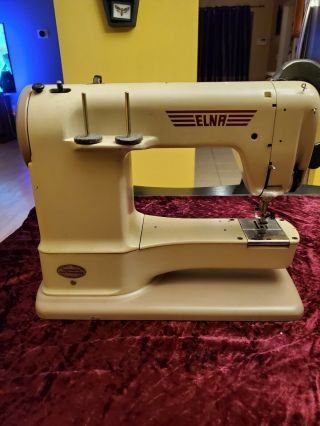 Vintage Elna Supermatic Type 722010 WITH 2