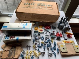 Vintage Marx Tom Corbett Space Academy Playset Toys,  1950’s