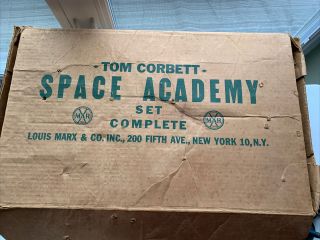 Vintage Marx Tom Corbett Space Academy Playset Toys,  1950’s 2