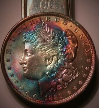Vintage El Rey Usa Sterling Silver 1889 Morgan Dollar Money Clip Stunning