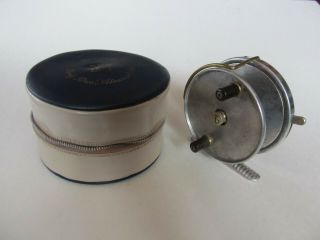 Vintage Hardy Bros.  “the Longstone” 4” Centerpin Fly Fishing Reel With Case