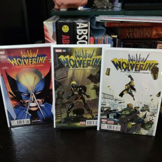 All - Wolverine 1 2 3.  1st Print 1st Honey Badger Very Nm 2016