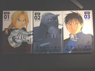 Fullmetal Alchemist: Fullmetal Edition English Manga Volumes 1 - 3