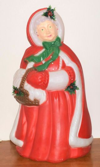 Mrs Claus General Foam Plastic Santa 
