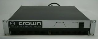 Vintage Crown Micro - Tech 600 Amplifier