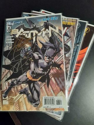 The 52 Batman Issue 3 Signed By Greg Capullo And Scott Snyder And More