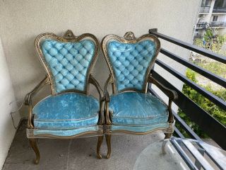 Antique French Style Arm Chairs 1960s
