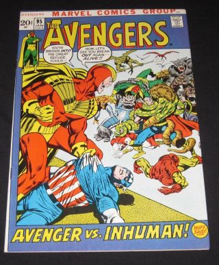 Avengers 95 Fn/vf (7.  0) 20¢ Cover Marvel Comic