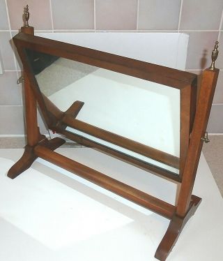 Antique Dressing Table Swing Mirror C.  1900