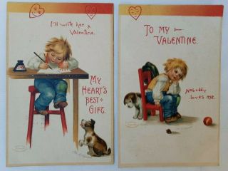 2 - Vintage Valentine’s Day Postcard,  Love