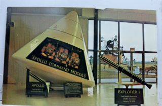 Florida Fl Kennedy Space Center Apollo Command Module Postcard Old Vintage Card