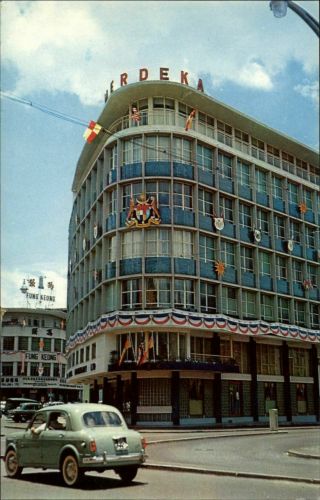 Mansion Building Kuala Lumpur Malaya Malaysia Vintage Postcard