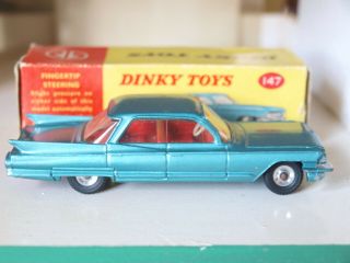 Vintage Dinky No.  147 Cadillac 62 (american Garage Series)