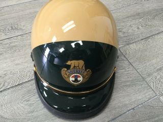 Vintage Los Angeles California Sheriff Dept Motorcycle Helmet Police L.  A.  County 2