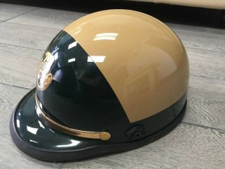 Vintage Los Angeles California Sheriff Dept Motorcycle Helmet Police L.  A.  County 3