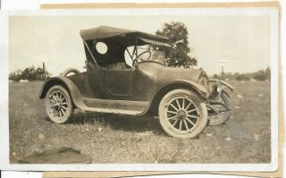 Vintage Antique Photo Coupe Car Roadster 1910s Willys Overland