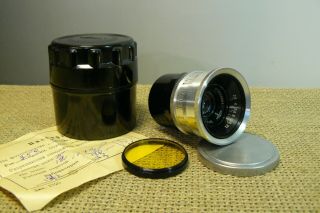 Vintage 1956.  Jupiter - 12.  F2,  8 /35mm Russian W/a Lens M39 For Rf Camera.  Exc.  (372)