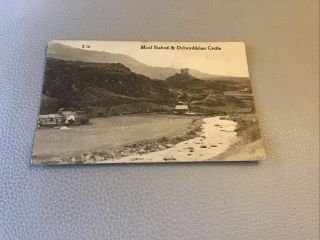 Vintage Post Card Moel Siabod & Dolwyddelan Castle,  Wales.