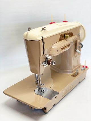 Vintage Singer 403a Sewing Machine W/ Zig Zag Cam - - Serviced