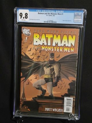 Batman And The Monster Men 1 (2006) Cgc 9.  8 White Pages Matt Wagner Dc Comics