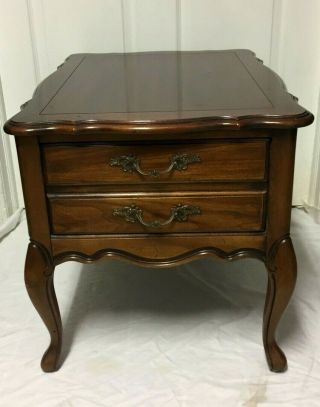 Vintage Hammary Furniture French Provincial Nightstand End Table -