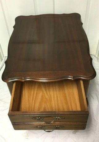 Vintage Hammary Furniture French Provincial Nightstand End Table - 2