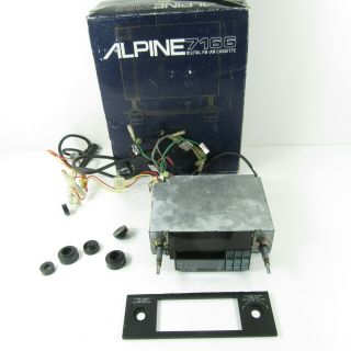 Alpine 7166 Am/fm Cassette Radio Knob Shaft Style Vintage Old School Japan