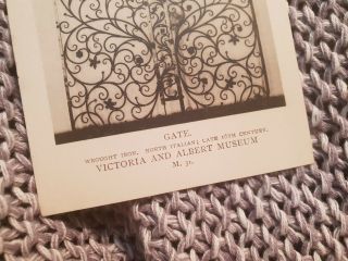 Gate - Victoria & Albert Museum - Vintage Postcard 3
