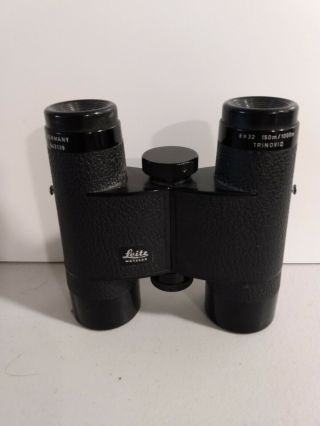 Vintage Leitz Wetzlar Binoculars 8x32 150m/1000m Trinovid Germany 643139